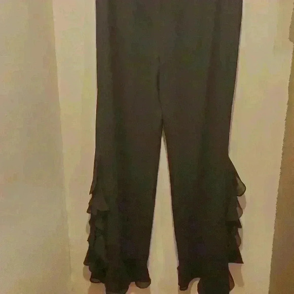Studio 1 Black maxi pants women's size 10 - Picture 4 of 4